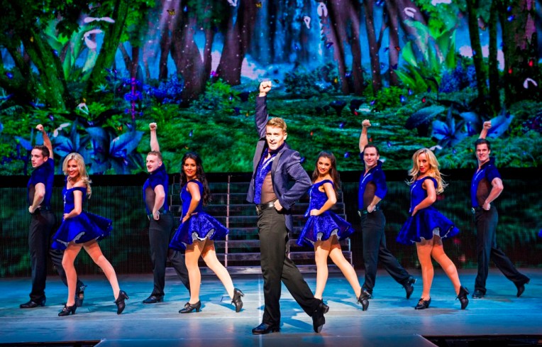 A scene from Lord Of The Dance, Dangerous Games by Michael Flatley @ London Palladium (Opening 2-09-14) ©Tristram Kenton 08/14 (3 Raveley Street, LONDON NW5 2HX TEL 0207 267 5550 Mob 07973 617 355)email: tristram@tristramkenton.com